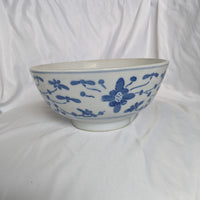 Blue + White Floral Bowl