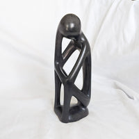 Soapstone Thinking Man Figurine