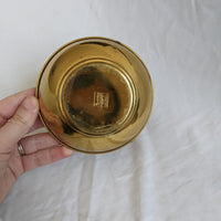 Brass Bowl Ash Tray Cigarette Holder