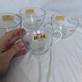 Deadstock Bodum Glass Espresso Cup Set