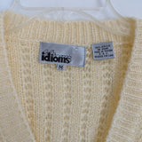 Yellow Knit Sweater Vest Top