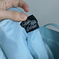 Saks Fifth Avenue Blue Tote Bag