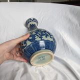 Blue + White Chinese Urn Vase