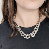 Chunky Silver Chain Necklace