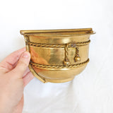 Brass Tassel Wall Hanging Planter