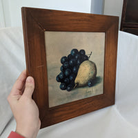 Wood Frame Fruit Still Life Print