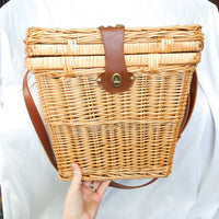 Vintage Wicker Picnic Basket