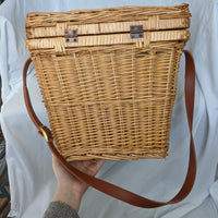 Vintage Wicker Picnic Basket