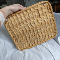 Wicker Utensil Drawer Kitchen Organizer