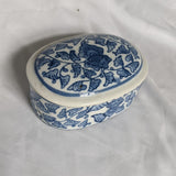 Blue + White Chinoiserie Ceramic Box