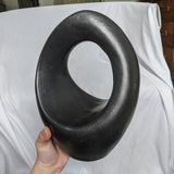 Handmade Black Pottery Abstract Sculpture