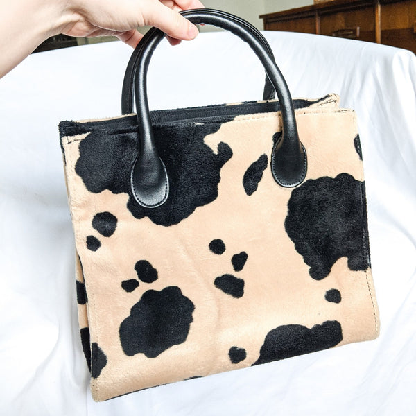 Cow Print Purse