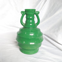 Green Double Handled Vase