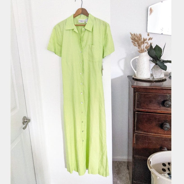 Susan Bristol Green Maxi Dress