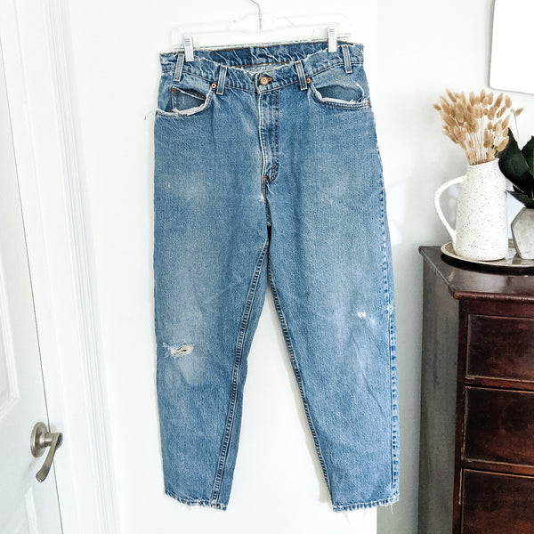 Vintage Distressed Levi's Orange Tab Jeans