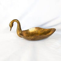 Brass Swan Catchall Dish