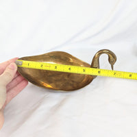 Brass Swan Catchall Dish