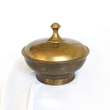 Brass Lidded Vintage Trinket Box