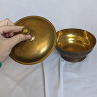 Brass Lidded Vintage Trinket Box