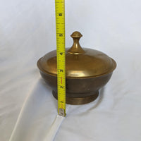 Brass Lidded Vintage Trinket Box