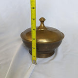 Brass Lidded Vintage Trinket Box