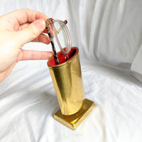 Vintage Brass Glasses Holder