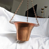 Small Copper Hanging Planter