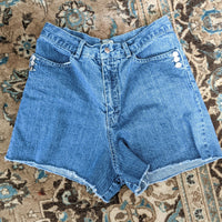 Cutoff Ultra High Waisted Denim Shorts