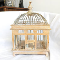 Wood and Metal Ornate Decorative Bird Cage