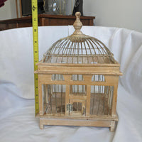 Wood and Metal Ornate Decorative Bird Cage