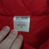 Red Vintage Blair Quilted Long Coat