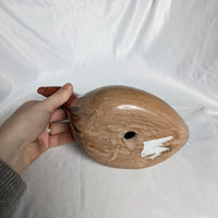 Vintage Tonala Mexican Pottery Bird Figurine
