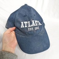 Vintage Atlanta Navy Baseball Hat