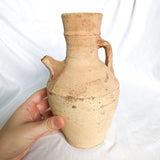 Vintage Handmade Earthenware Jug Vase