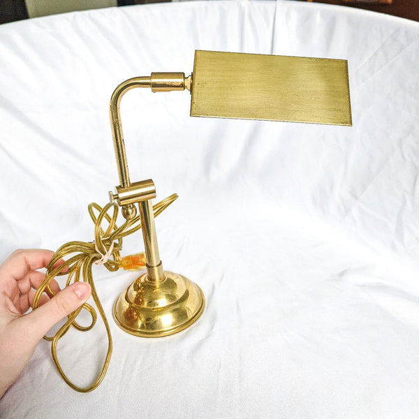 Brass Vintage Small Table Lamp