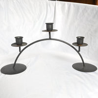 Black Metal Arch Candelabra Candlestick Holder