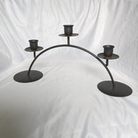 Black Metal Arch Candelabra Candlestick Holder