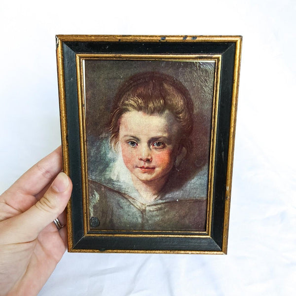 Vintage Rubens Portrait of a Child Framed Art Print