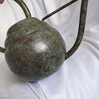 Metal Turquoise Sculptural Watering Can