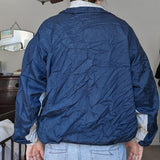 Blue Vintage Windbreak Bomber Jacket