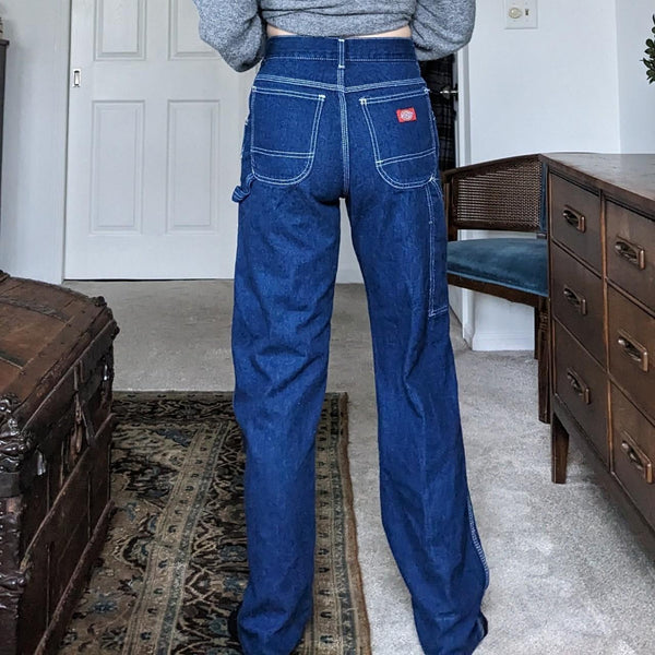 Vintage Dickies Carpenter Jeans in Blue Denim