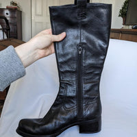 Louis Vuitton Heritage Black Leather Riding Boots – Vintage by Misty