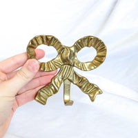 Brass Vintage Bow Wall Hook