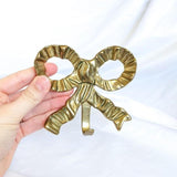 Brass Vintage Bow Wall Hook