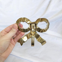 Brass Vintage Bow Wall Hook