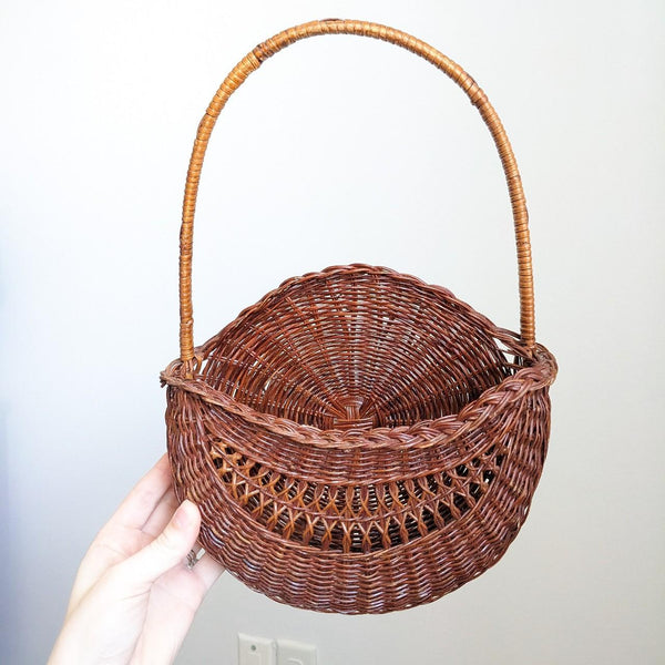 Woven Vintage Hanging Wall Boho Pocket Basket