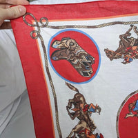 Vintage Horse Cowboy Rodeo Bandana Scarf