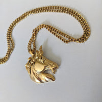 Gold Unicorn Necklace