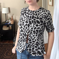 Animal Print Blouse