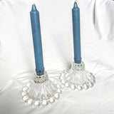 Crystal Imperial Candlewick Candle Holder Set